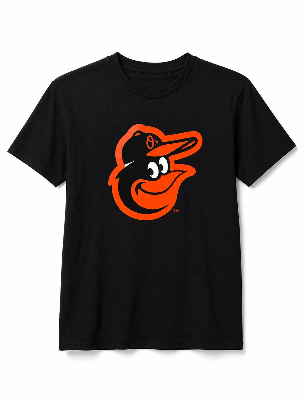 Genuine Merchandise Black Tee with Orange Mascot Graphic